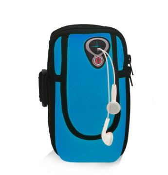 Flag Village Running mobile phone arm bag sports arm bag female outdoor male arm set fitness gift equipment wrist bag arm bag arm band