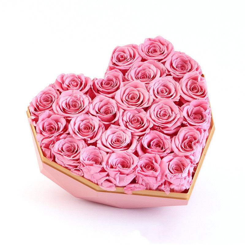 Flag Village Valentine's Day Goddess's Day Birthday Gift Box For Girlfriend With Preserved Flowers And Roses