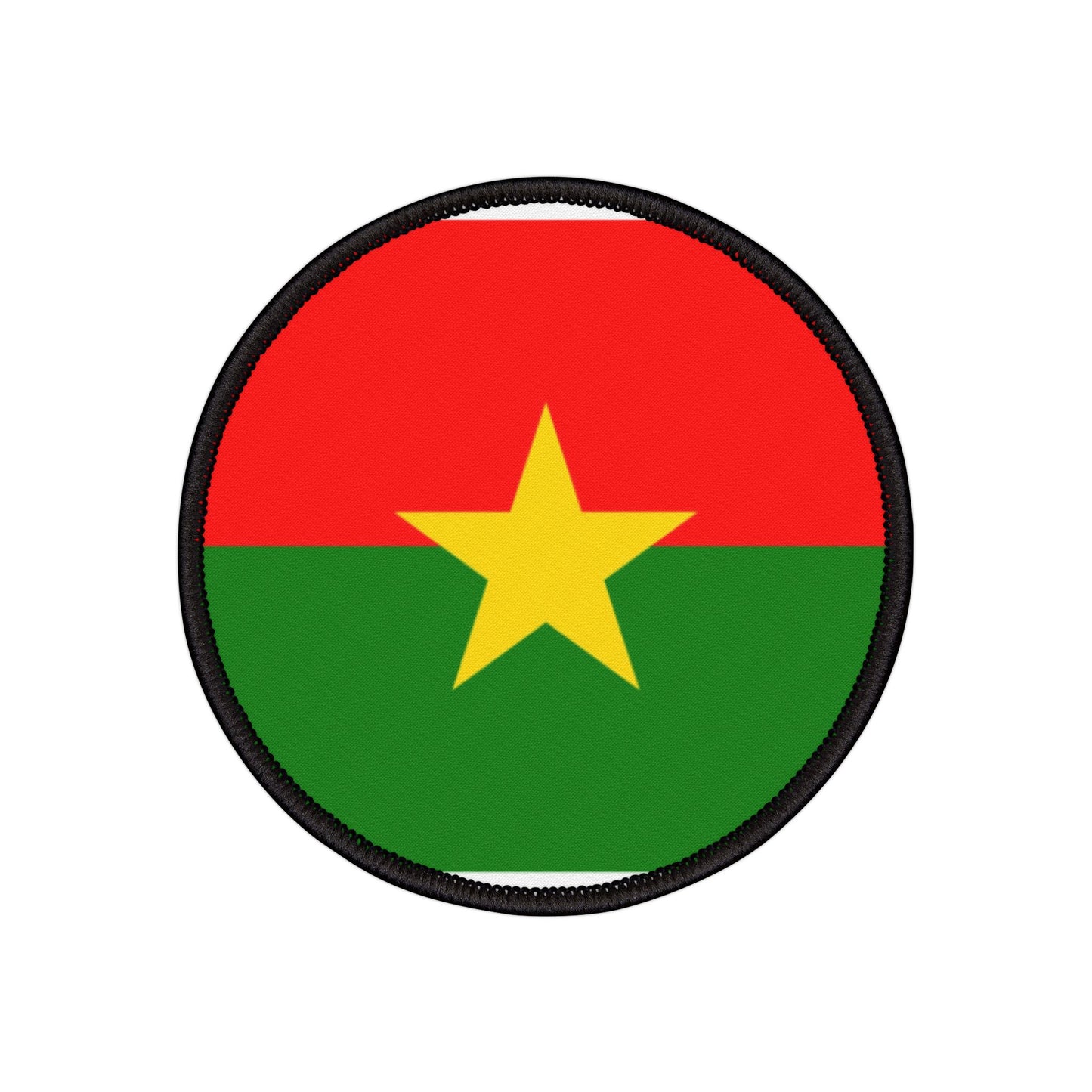 Flag Village Burkina Faso Flag Embroidery Iron-On Patches