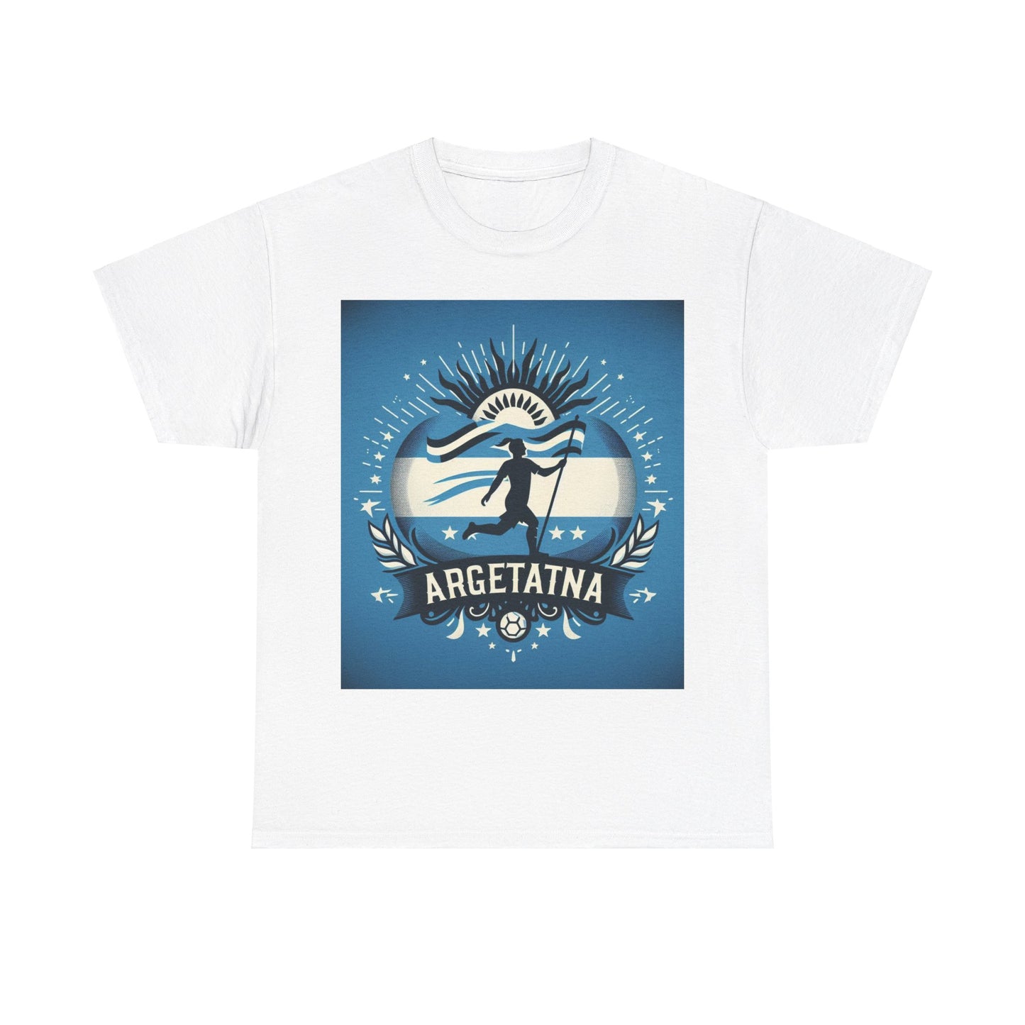 Flag Village Argentina Sporting Flag T-SHIRT Heavy Cotton Tee ARG0007
