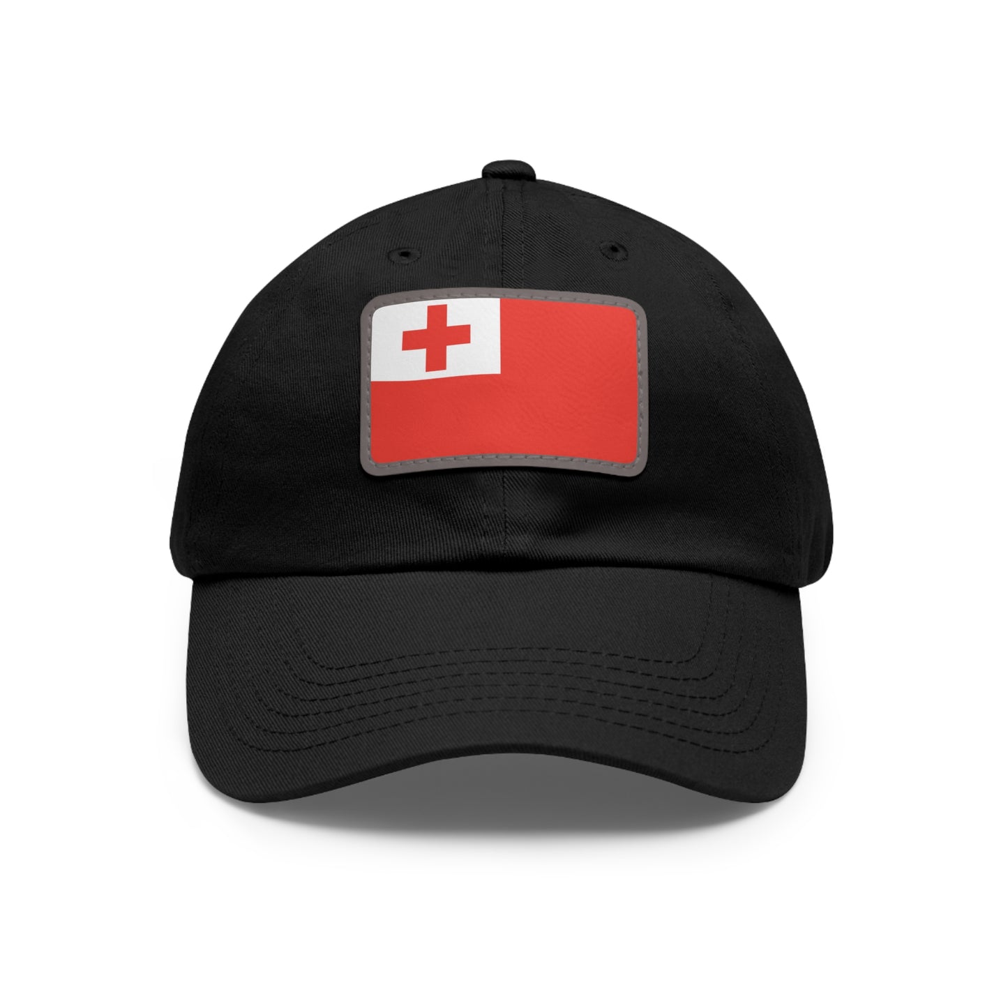 Flag Village Tonga Flag Hat Cap with Leather Patch