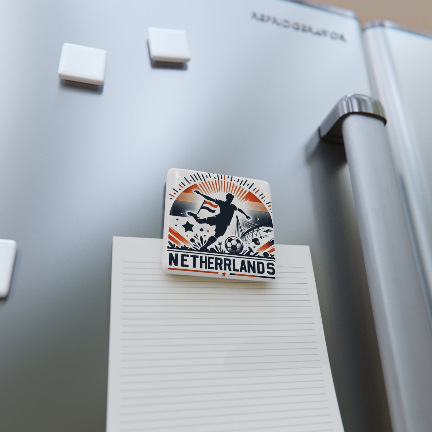 Flag Village Netherlands Flag Sporting Porcelain Magnet, Square NLD0005