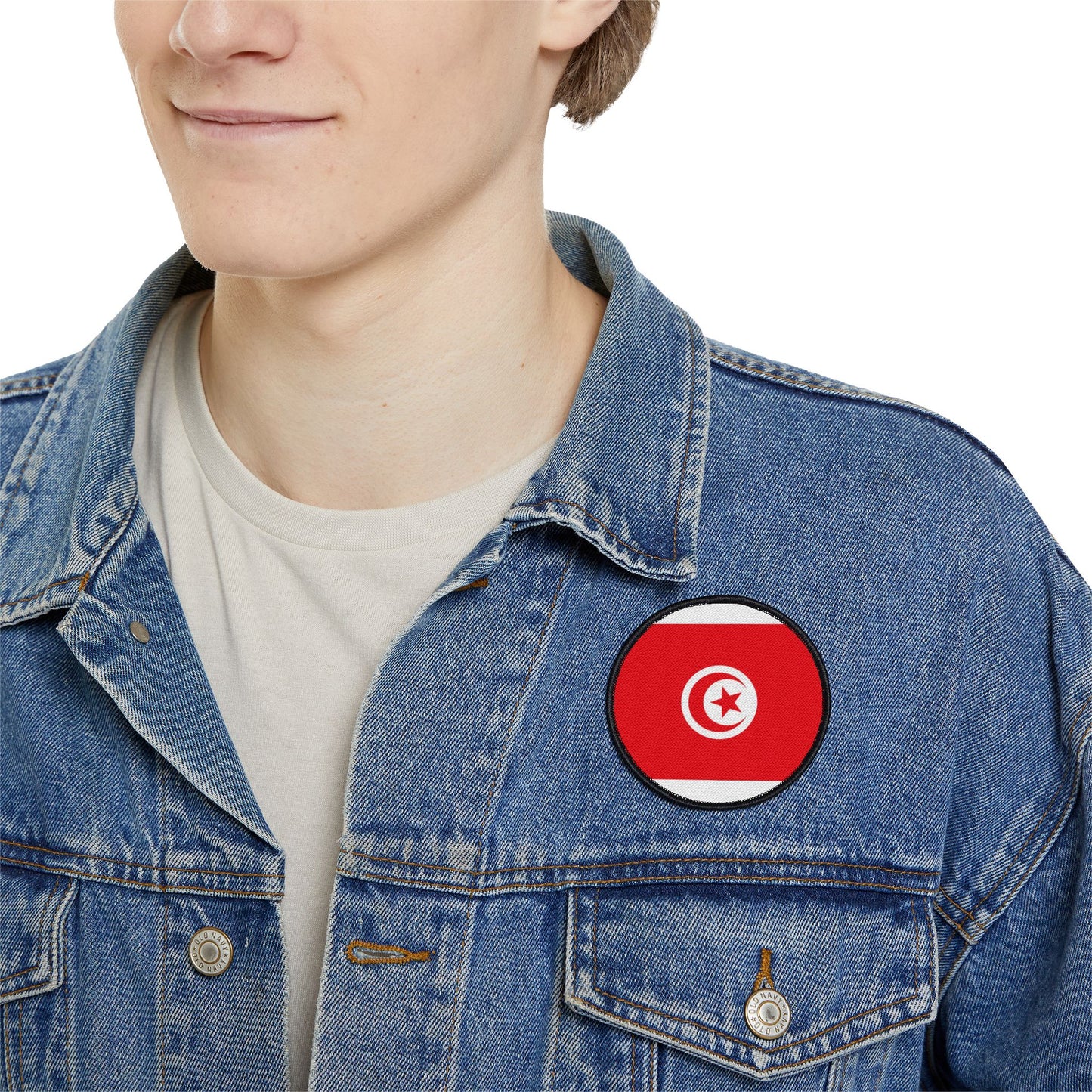 Flag Village Tunisia Flag Embroidery Iron-On Patches