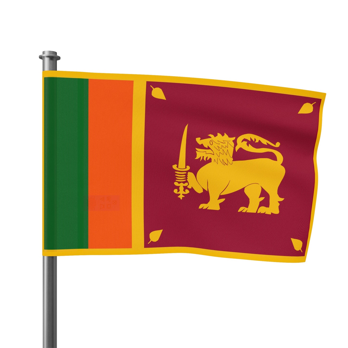 Flag Village Sri Lanka Flag 18" x 12" / 36" x 24" / 60" x 36"