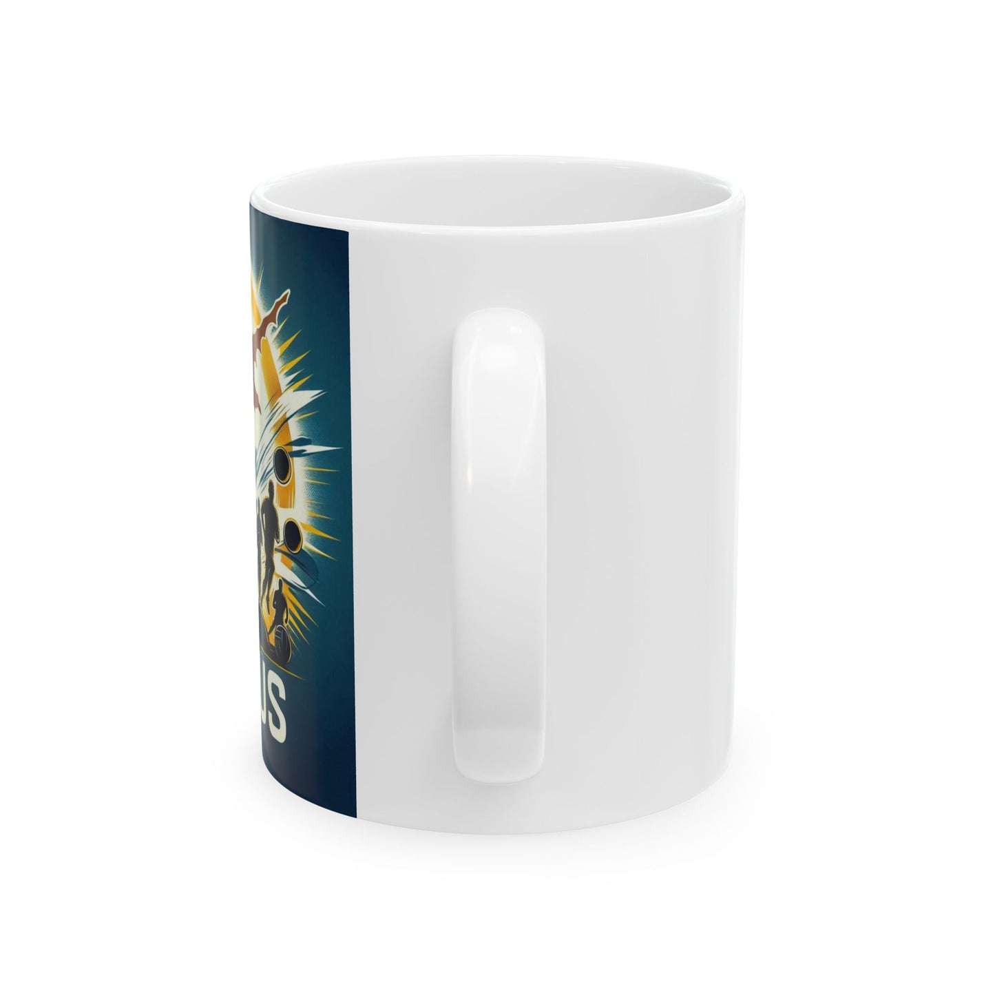 Flag Village Cyprus Sporting Flag Ceramic Coffee Mug 11oz FV-MG0189