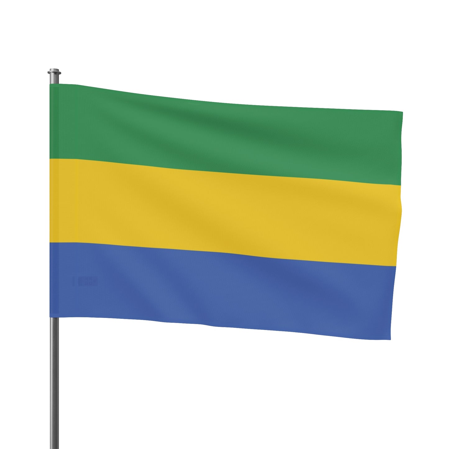 Flag Village Gabon Flag 18" x 12" / 36" x 24" / 60" x 36"