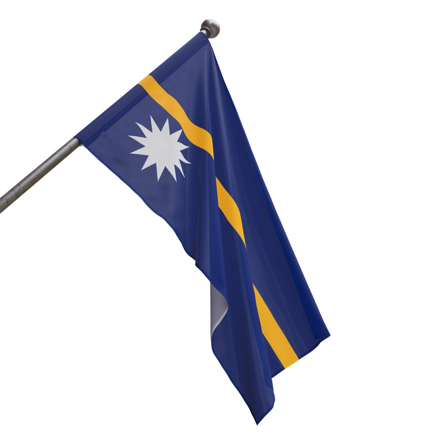 Flag Village Nauru Flag 18" x 12" / 36" x 24" / 60" x 36"