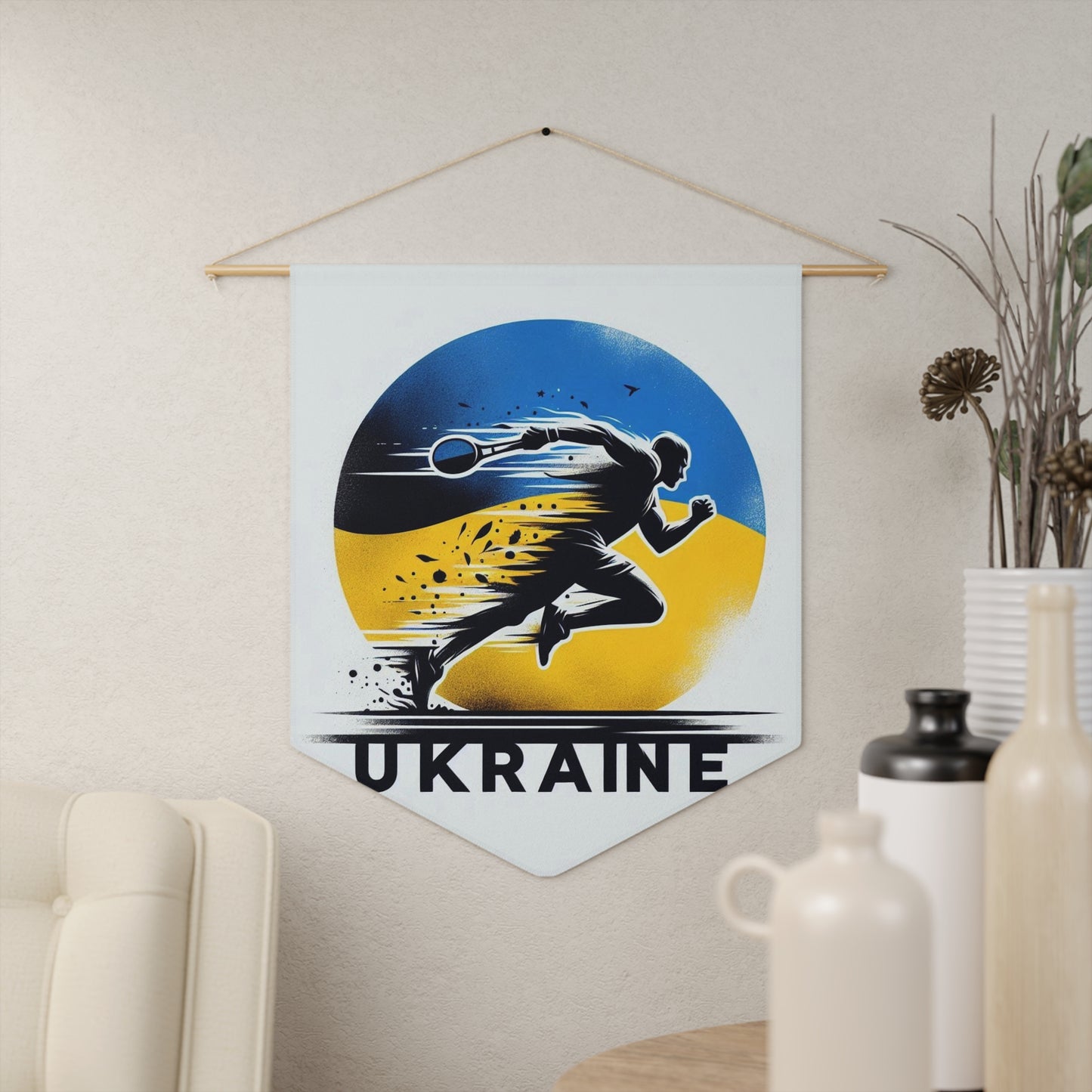 Flag Village Ukraine Flag Pennant Sporting Home Wall decoration UKR0002
