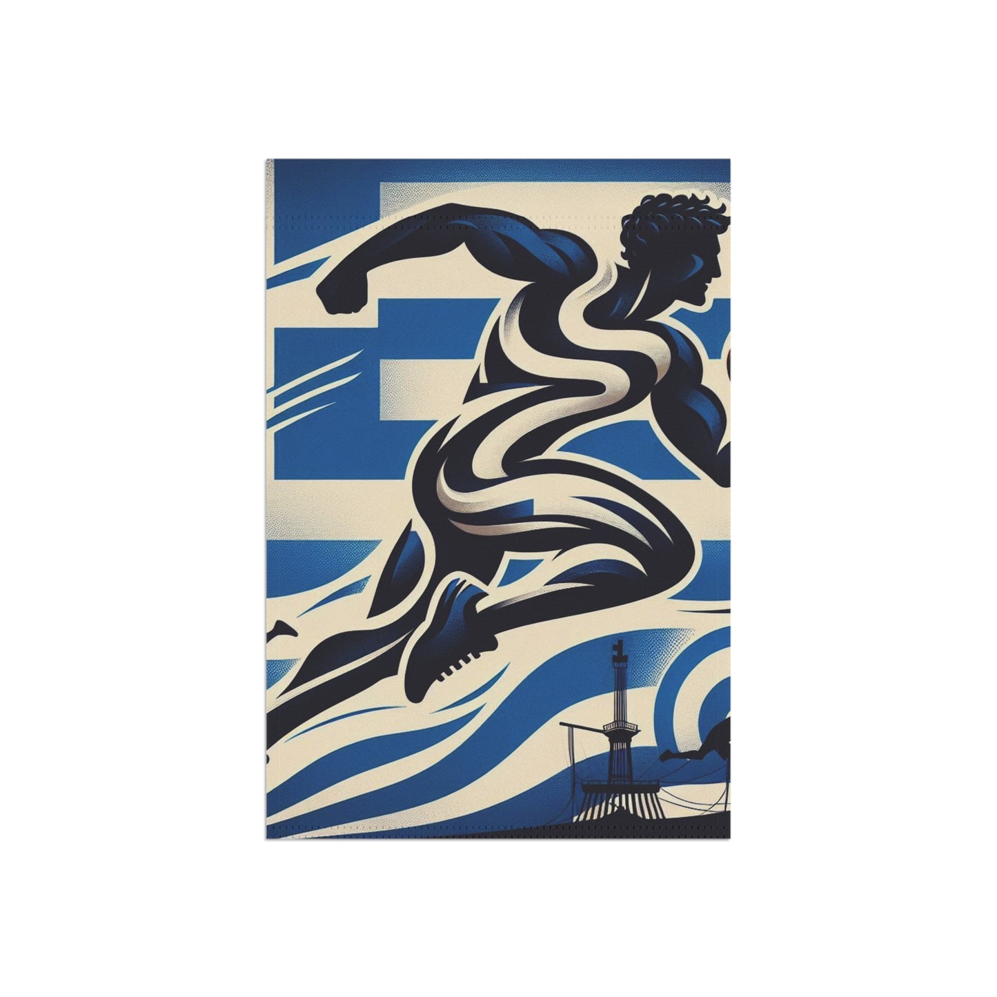 Flag Village Greece Flag Sporting Garden & House Banner GRC0003