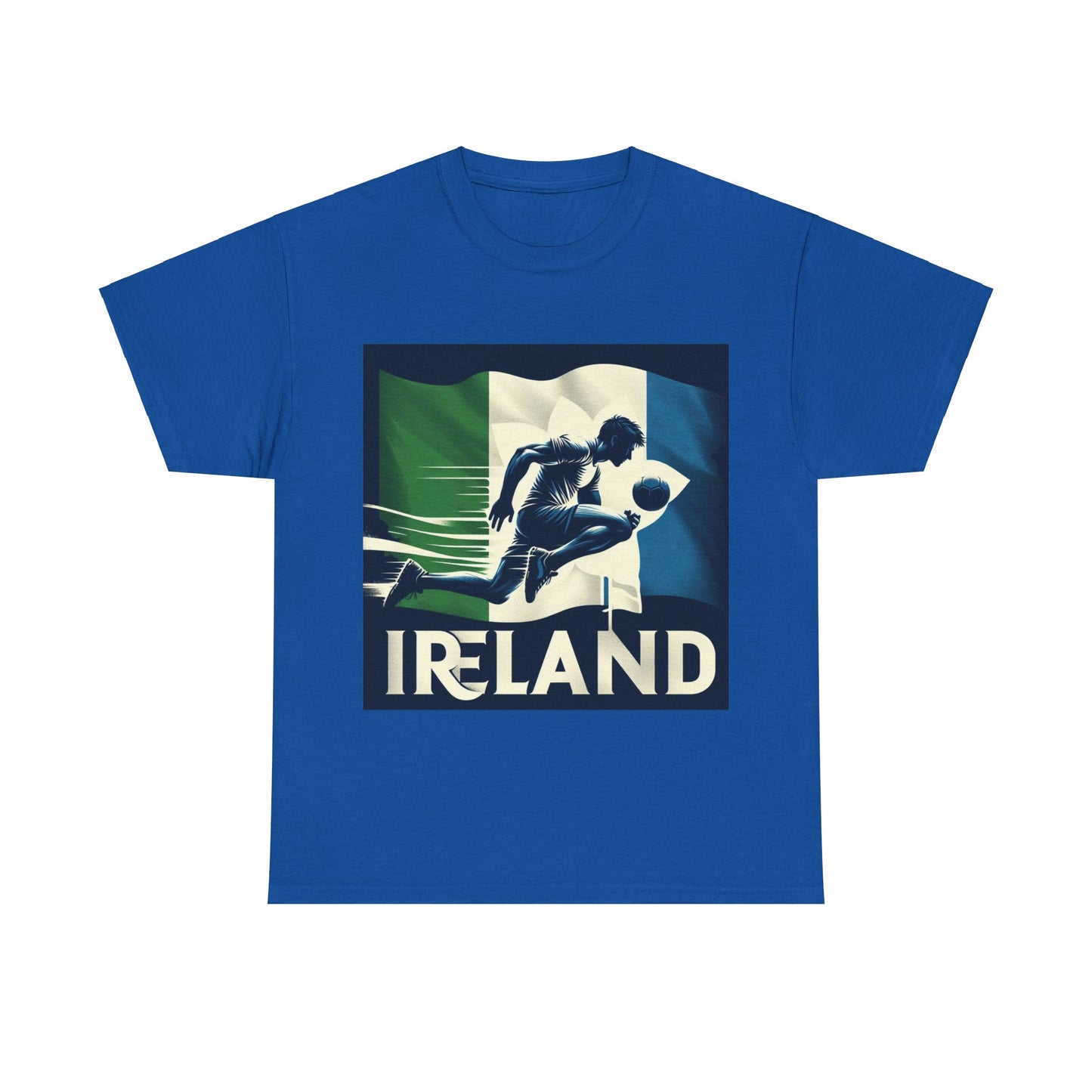 Flag Village Ireland Sporting Flag T-SHIRT Heavy Cotton Tee IRL0008