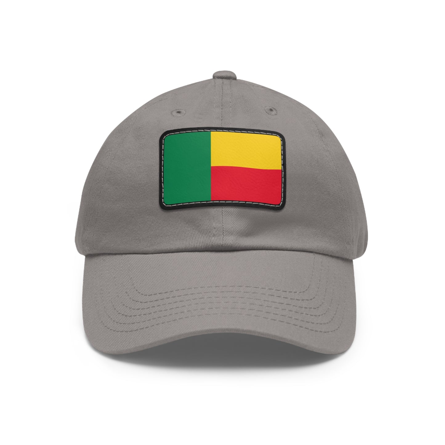 Flag Village Benin Flag Hat Cap with Leather Patch