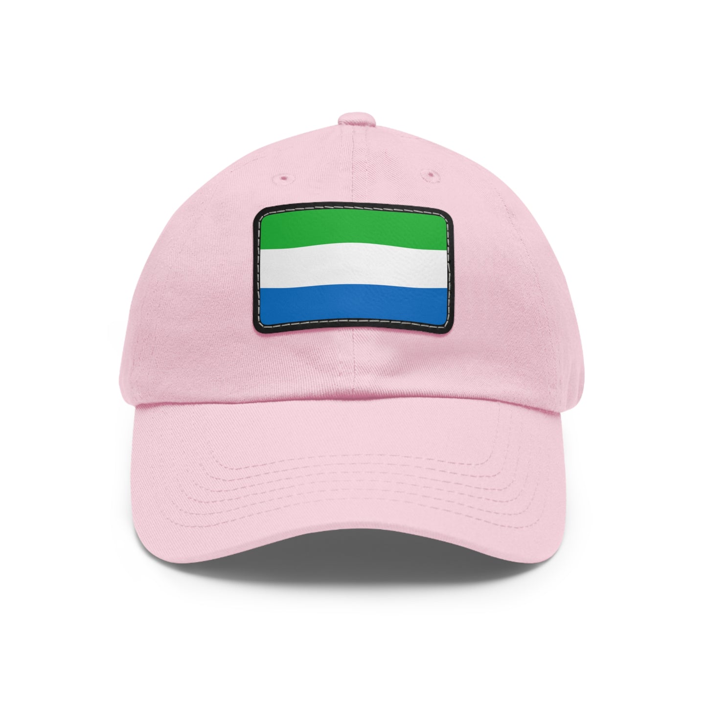 Flag Village Sierra Leone Flag Hat Cap with Leather Patch