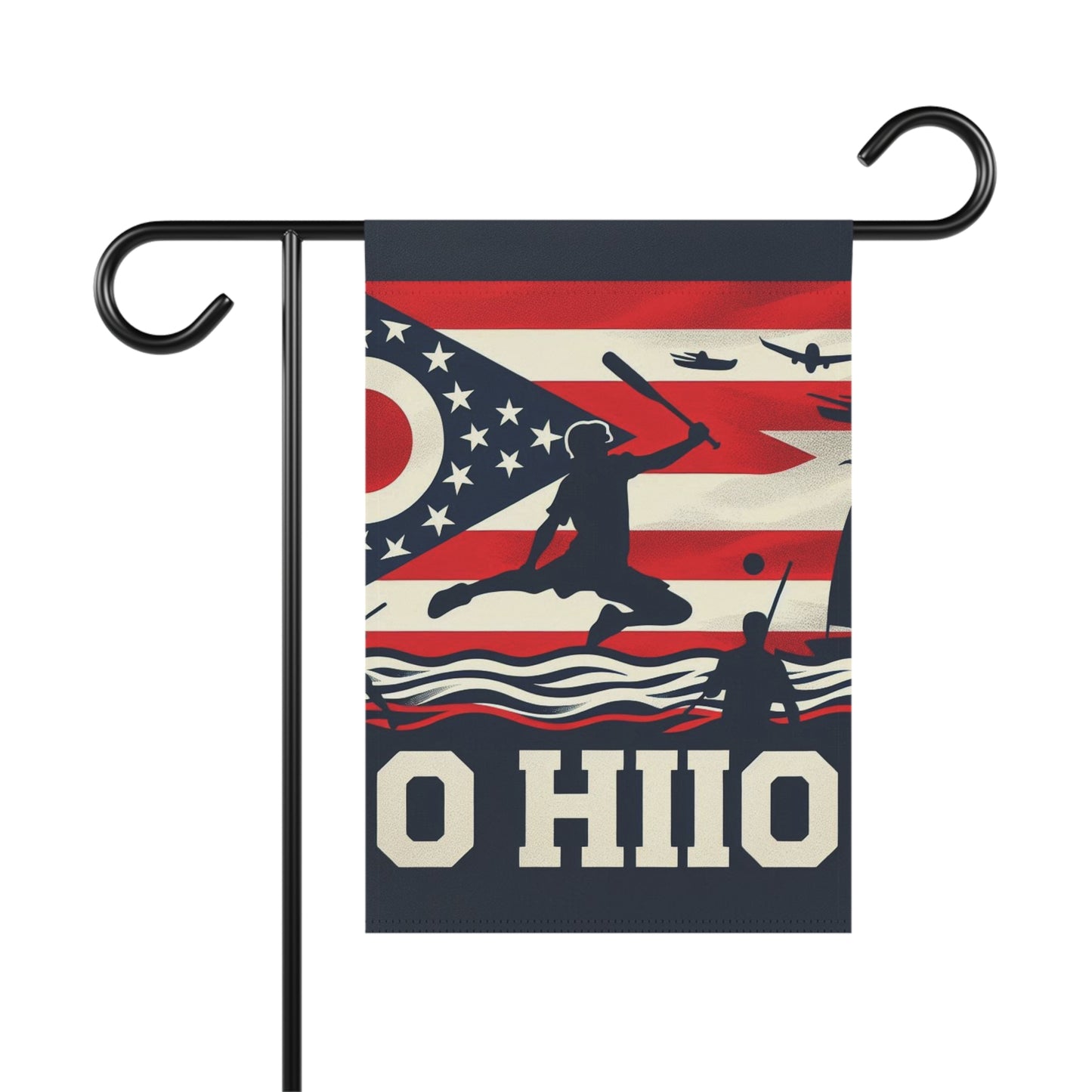 Flag Village Ohio State Flag Sporting Garden & House Banner OH0004