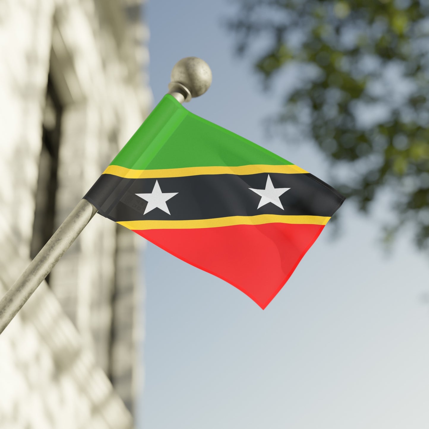 Flag Village Saint Kitts And Nevis Flag 18" x 12" / 36" x 24" / 60" x 36"