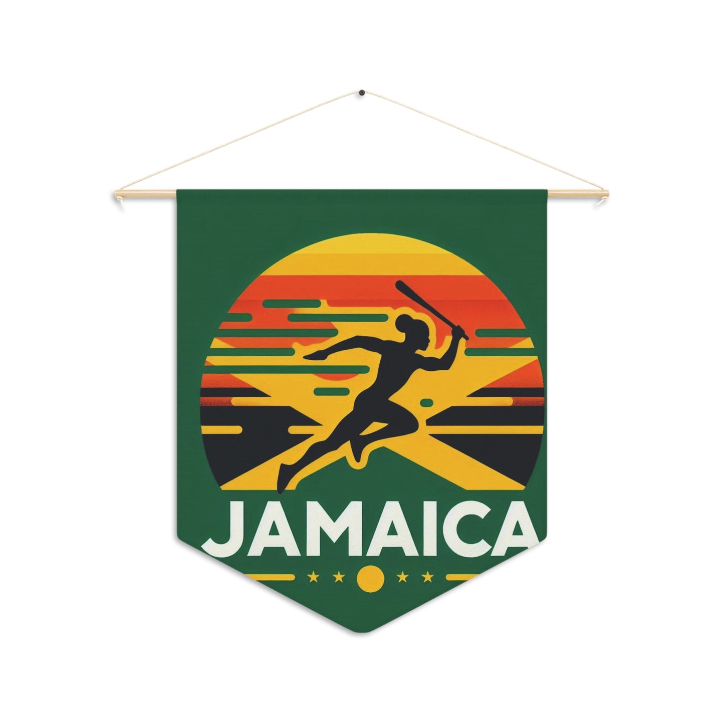 Flag Village JAMAICA Flag Pennant Sporting Home Wall decoration JAM0001