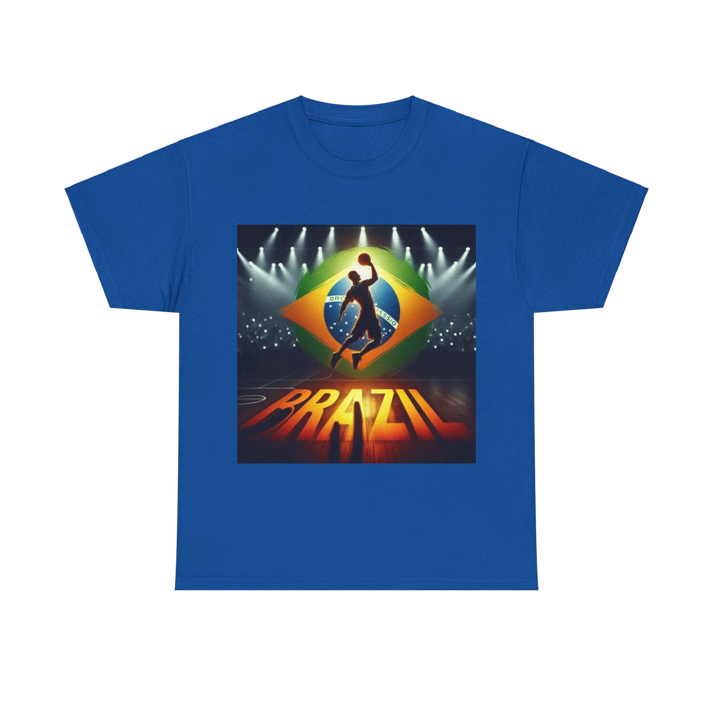 Flag Village Brazil Sporting Flag T-SHIRT Heavy Cotton Tee BRA0004