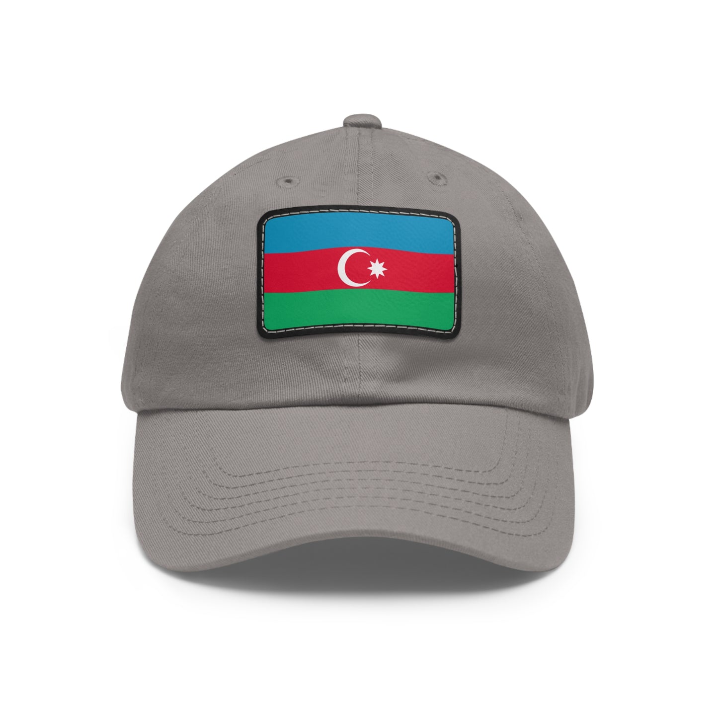 Flag Village Azerbaijan Flag Hat Cap with Leather Patch