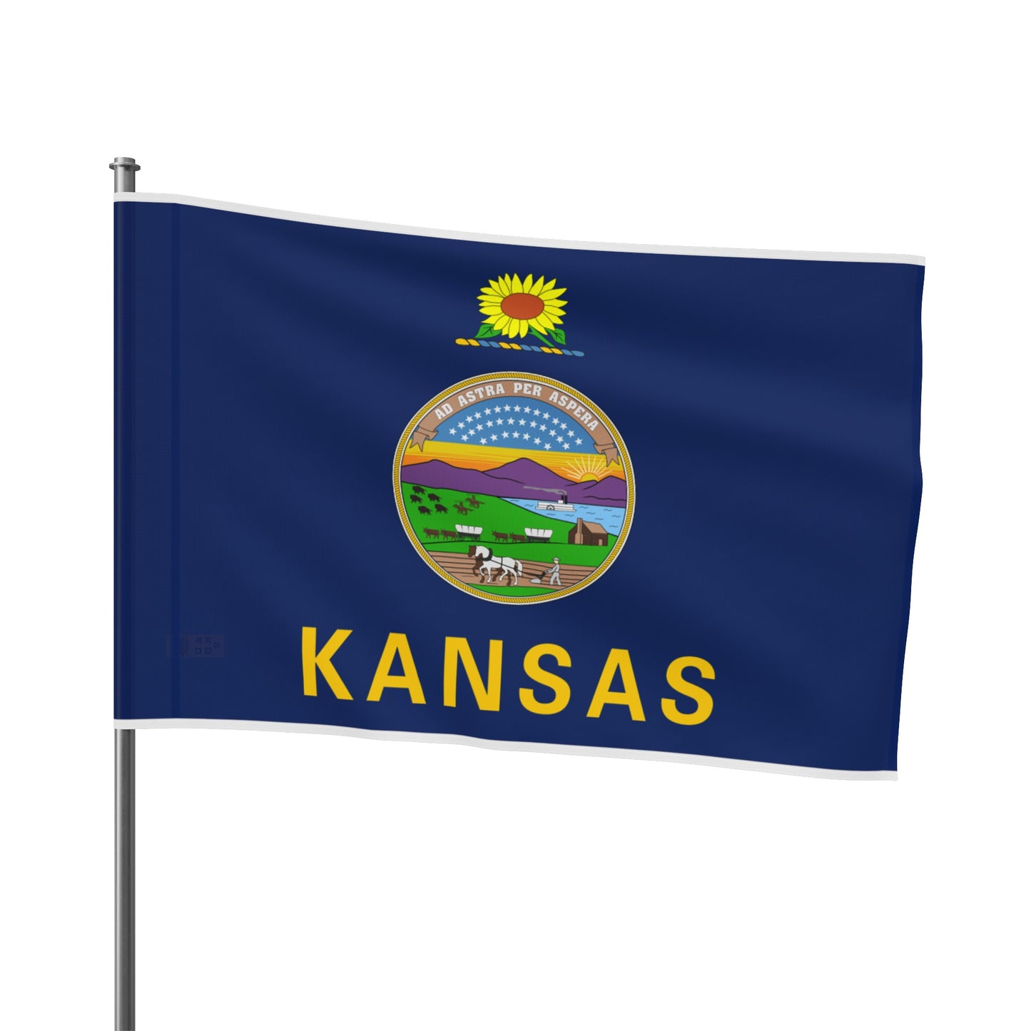 Flag Village USA Kansas State Flag 18" x 12" / 36" x 24" / 60" x 36"