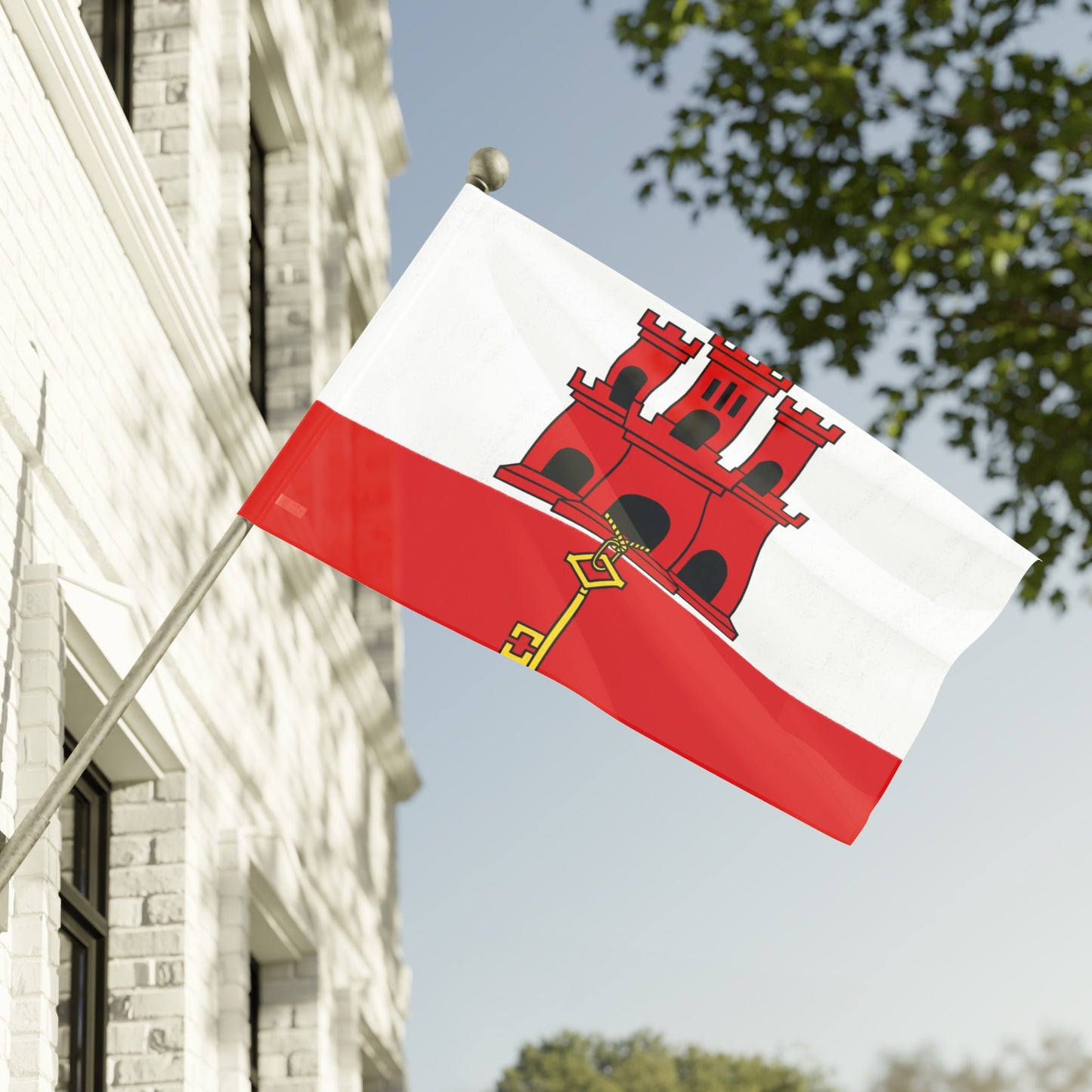 Flag Village Gibraltar Flag 18" x 12" / 36" x 24" / 60" x 36"