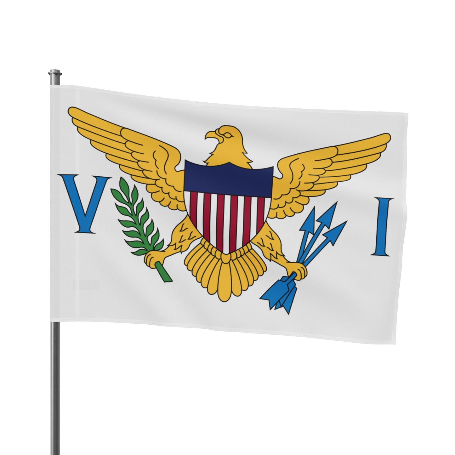 Flag Village USA U.S. Virgin Islands State Flag 18" x 12" / 36" x 24" / 60" x 36"