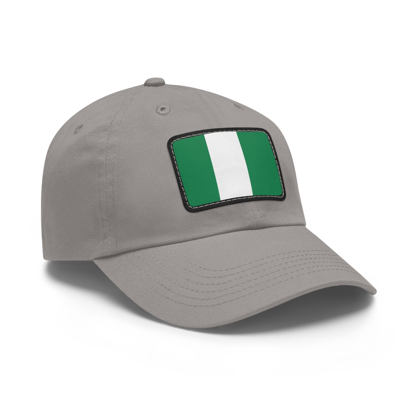 Flag Village Nigeria Flag Hat Cap with Leather Patch