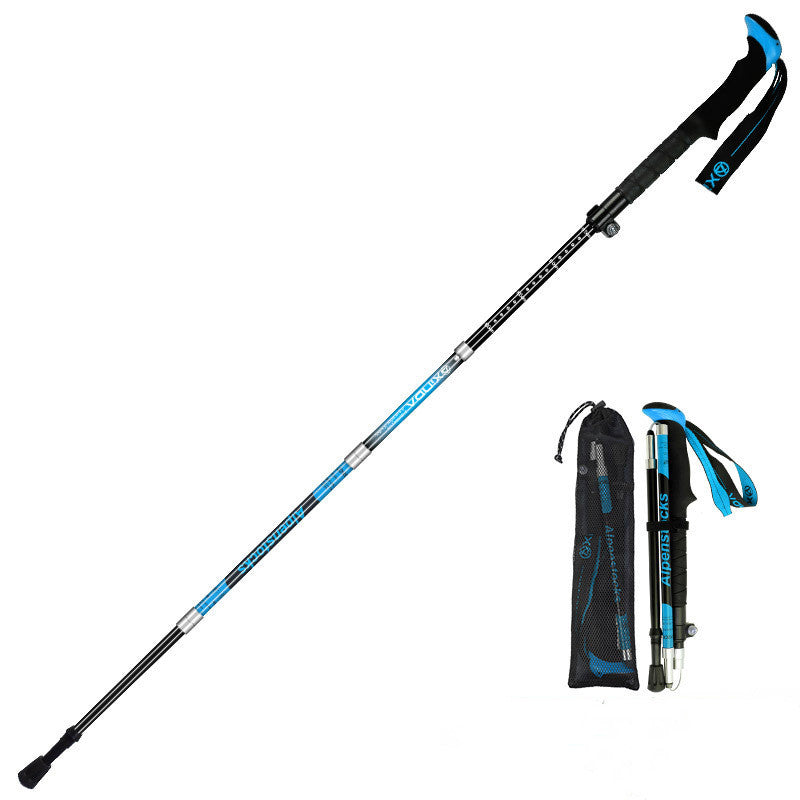 Flag Village Ultralight carbon trekking poles for outdoor hiking