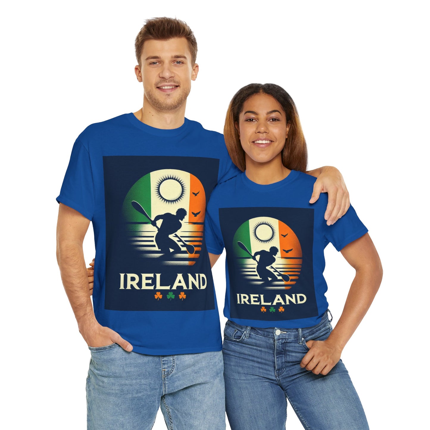 Flag Village Ireland Sporting Flag T-SHIRT Heavy Cotton Tee IRL0006