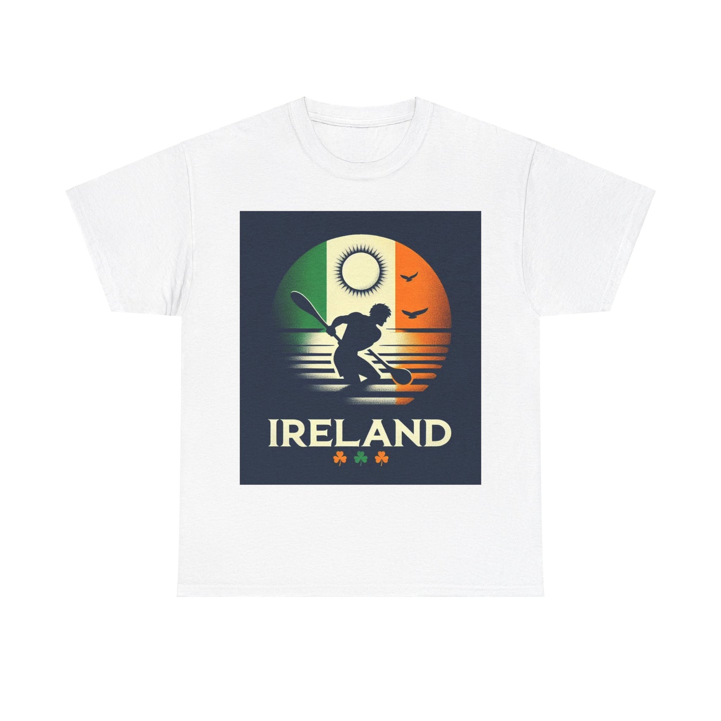 Flag Village Ireland Sporting Flag T-SHIRT Heavy Cotton Tee IRL0006