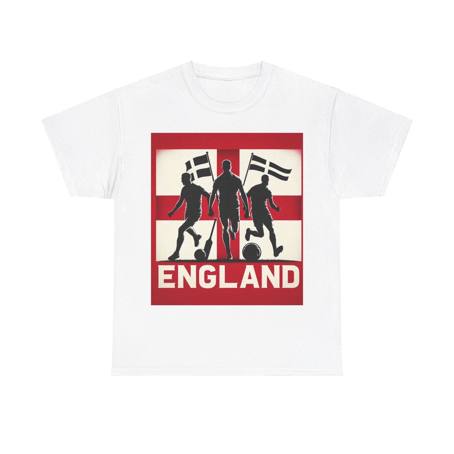 Flag Village England Sporting Flag T-SHIRT Heavy Cotton Tee GBR0011