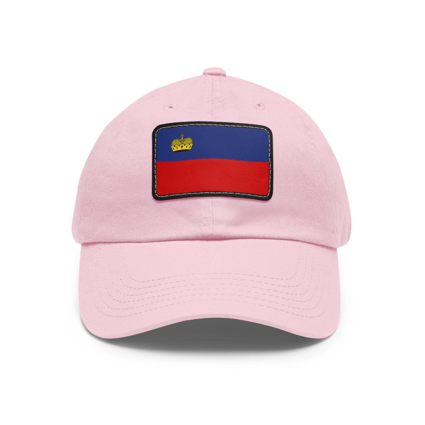 Flag Village Liechtenstein Flag Hat Cap with Leather Patch