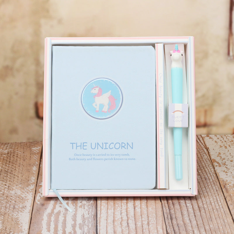 Flag Village Cartoon Notebook Suit Couple Notebook Gift Box