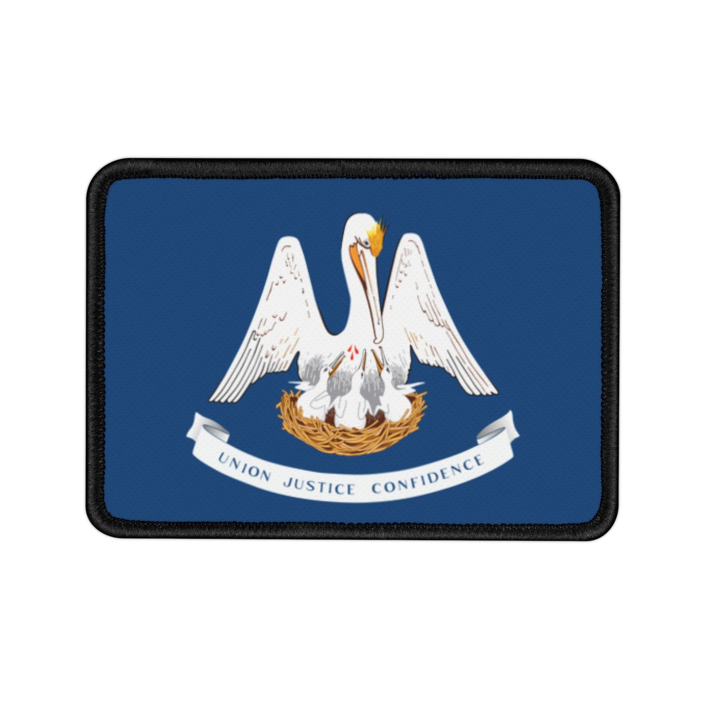 Flag Village Louisiana State Flag Embroidery Iron-On Patches