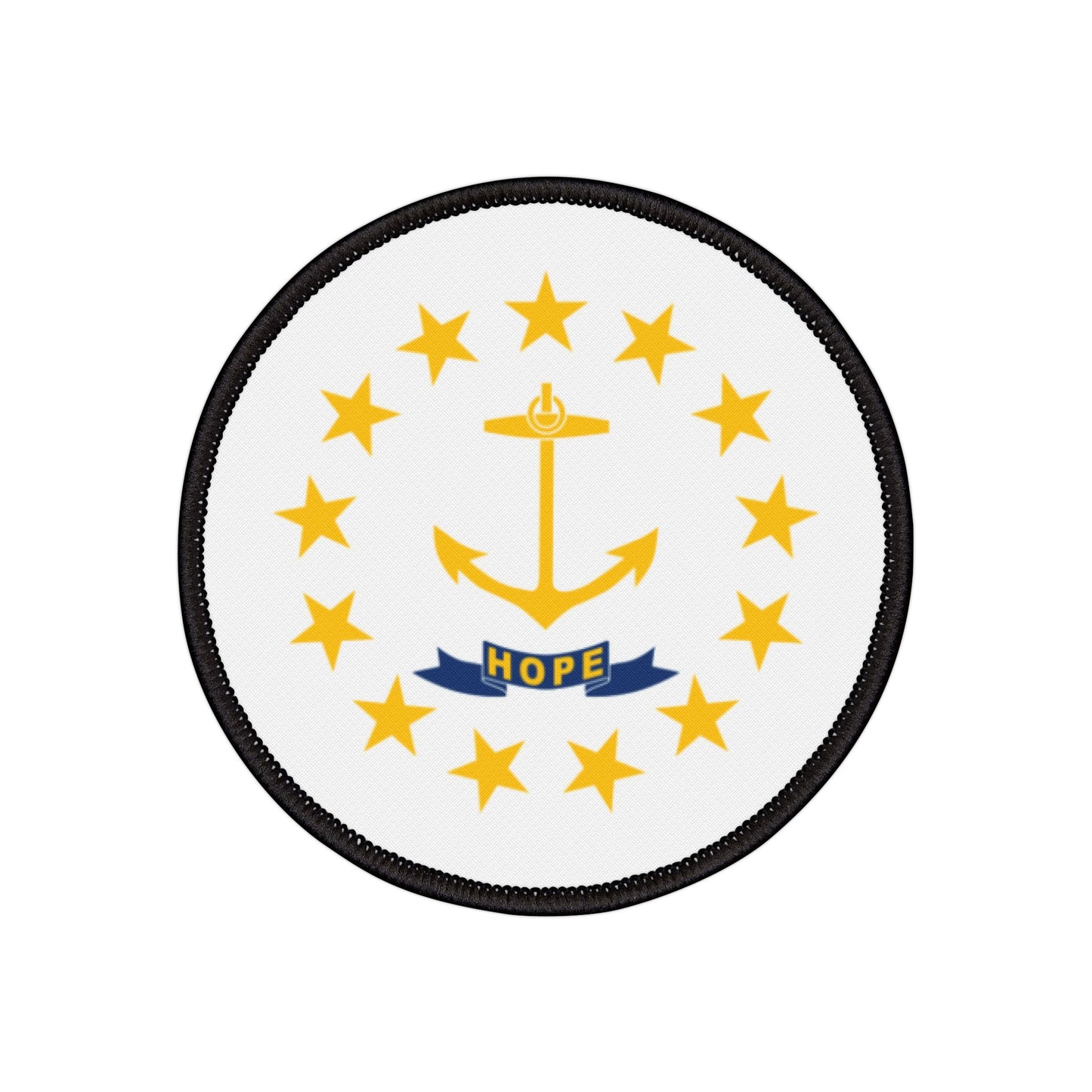 Flag Village Rhode Island State Flag Embroidery Iron-On Patches