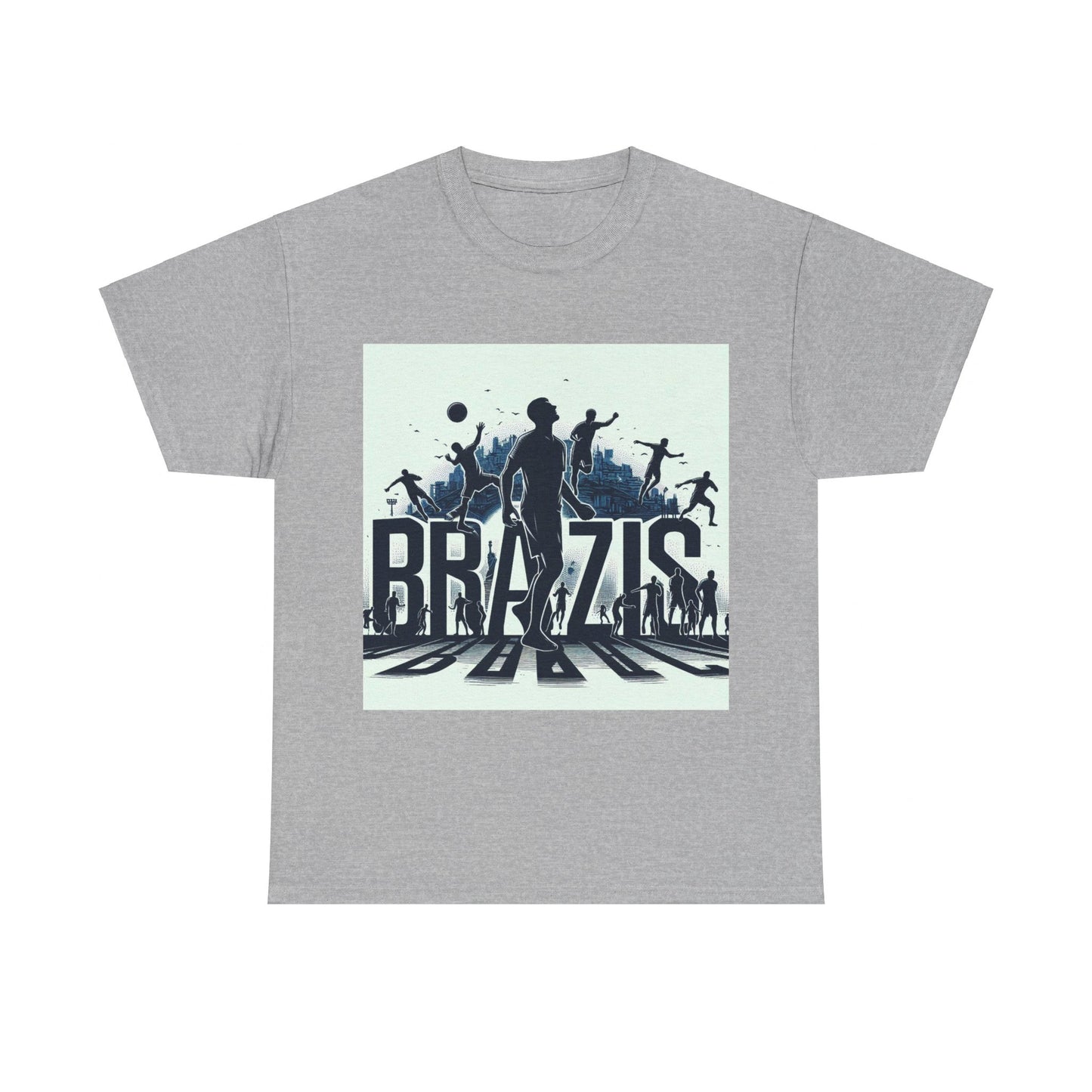 Flag Village Brazil Sporting Flag T-SHIRT Heavy Cotton Tee BRA0006