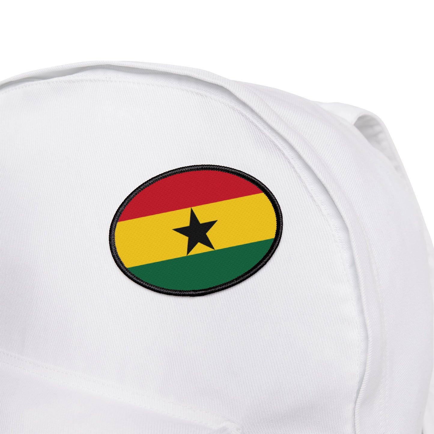 Flag Village Ghana Flag Embroidery Iron-On Patches