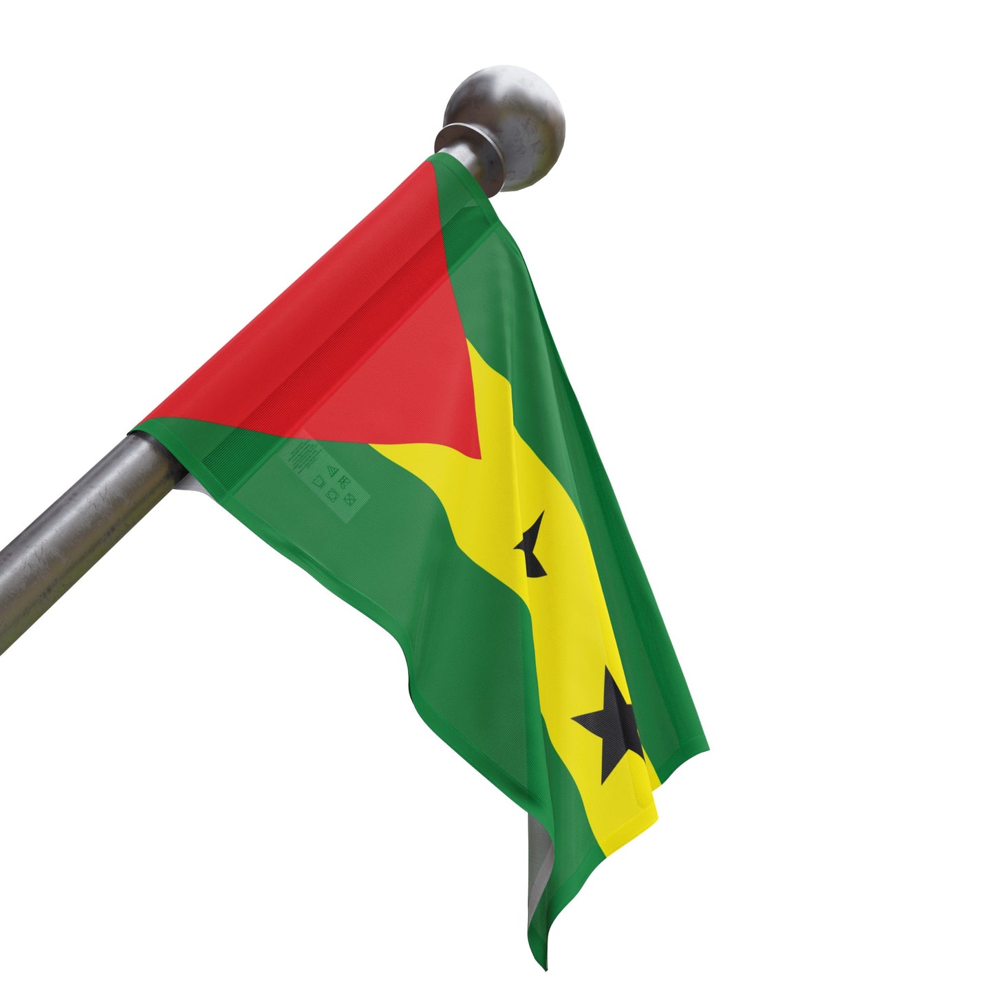 Flag Village Sao Tome And Principe 18" x 12" / 36" x 24" / 60" x 36"