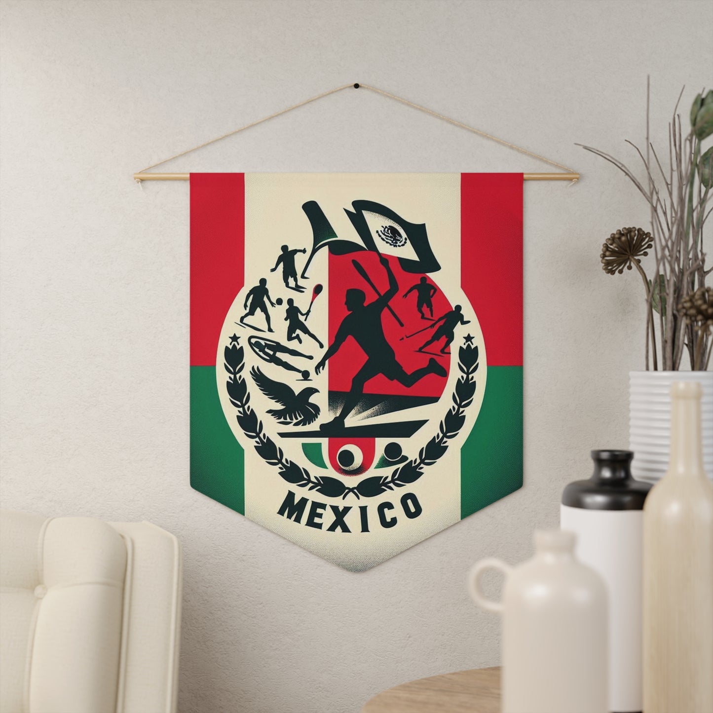 Flag Village MEXICO Flag Pennant Sporting Home Wall decoration MEX0001