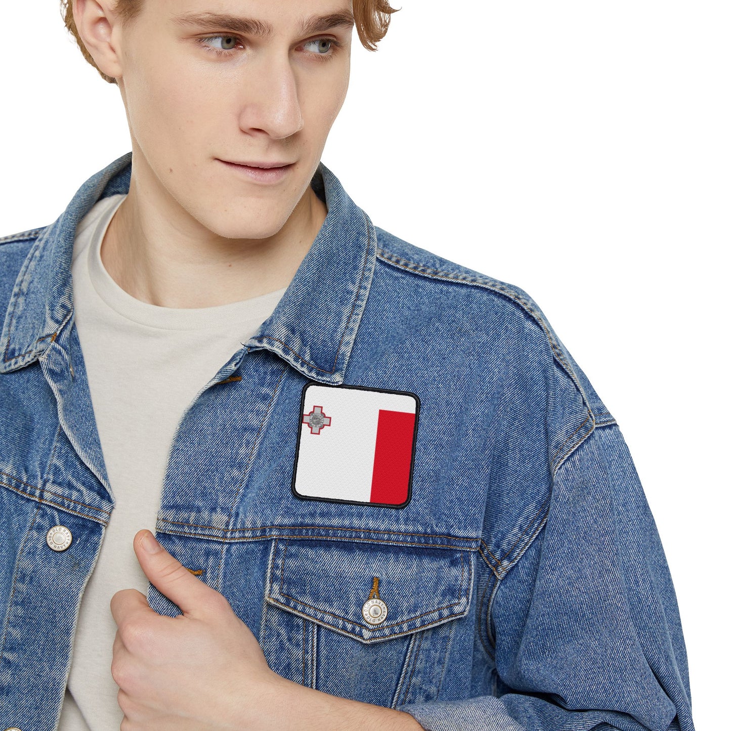 Flag Village Malta Flag Embroidery Iron-On Patches