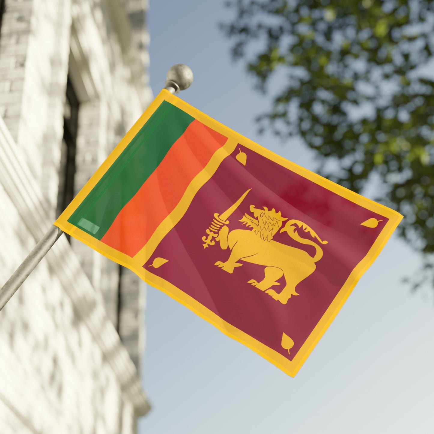 Flag Village Sri Lanka Flag 18" x 12" / 36" x 24" / 60" x 36"