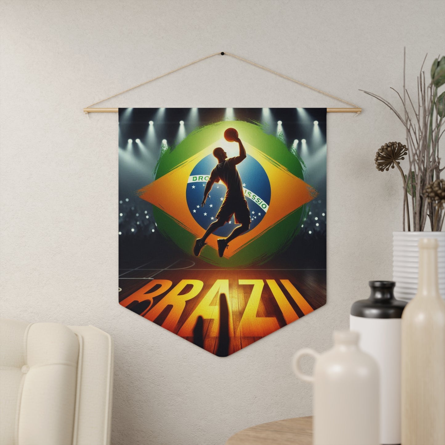 Flag Village Brazil Flag Pennant Sporting Home Wall decoration BRA0004