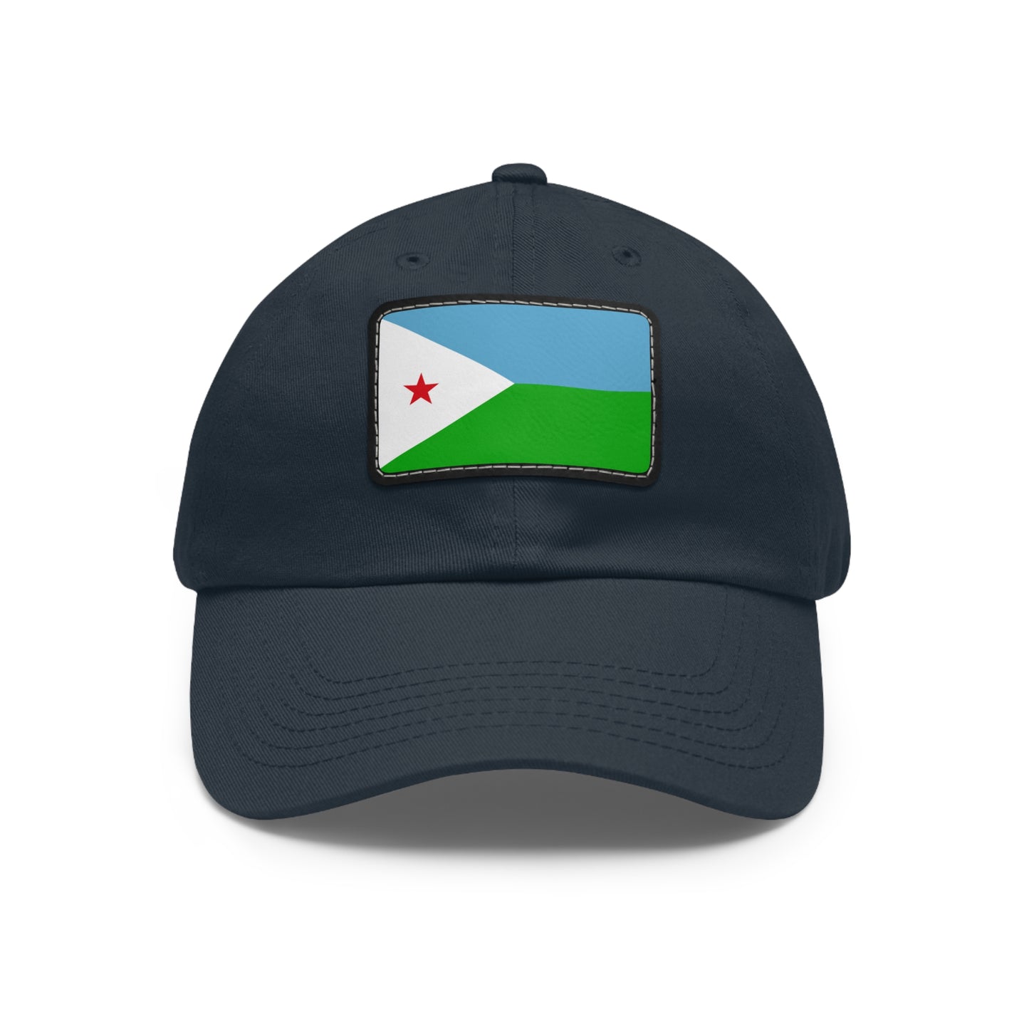 Flag Djibouti Flag Hat Cap with Leather Patch