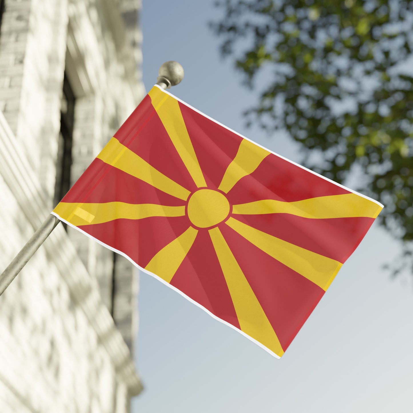 Flag Village Macedonia Flag 18" x 12" / 36" x 24" / 60" x 36"