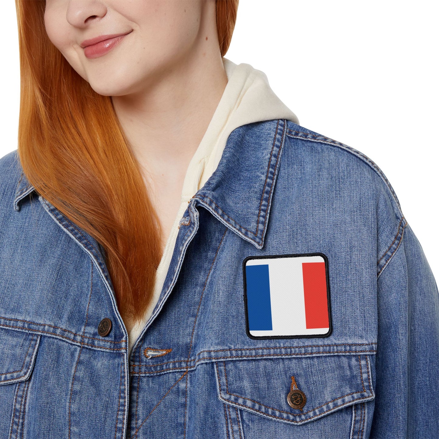 Flag Village France Flag Embroidery Iron-On Patches