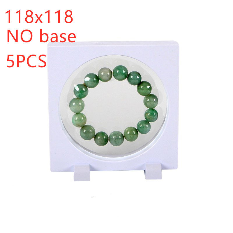 Flag Village Buddha Beads Jewelry Gift Badge Crafts Display Plastic Packaging Box