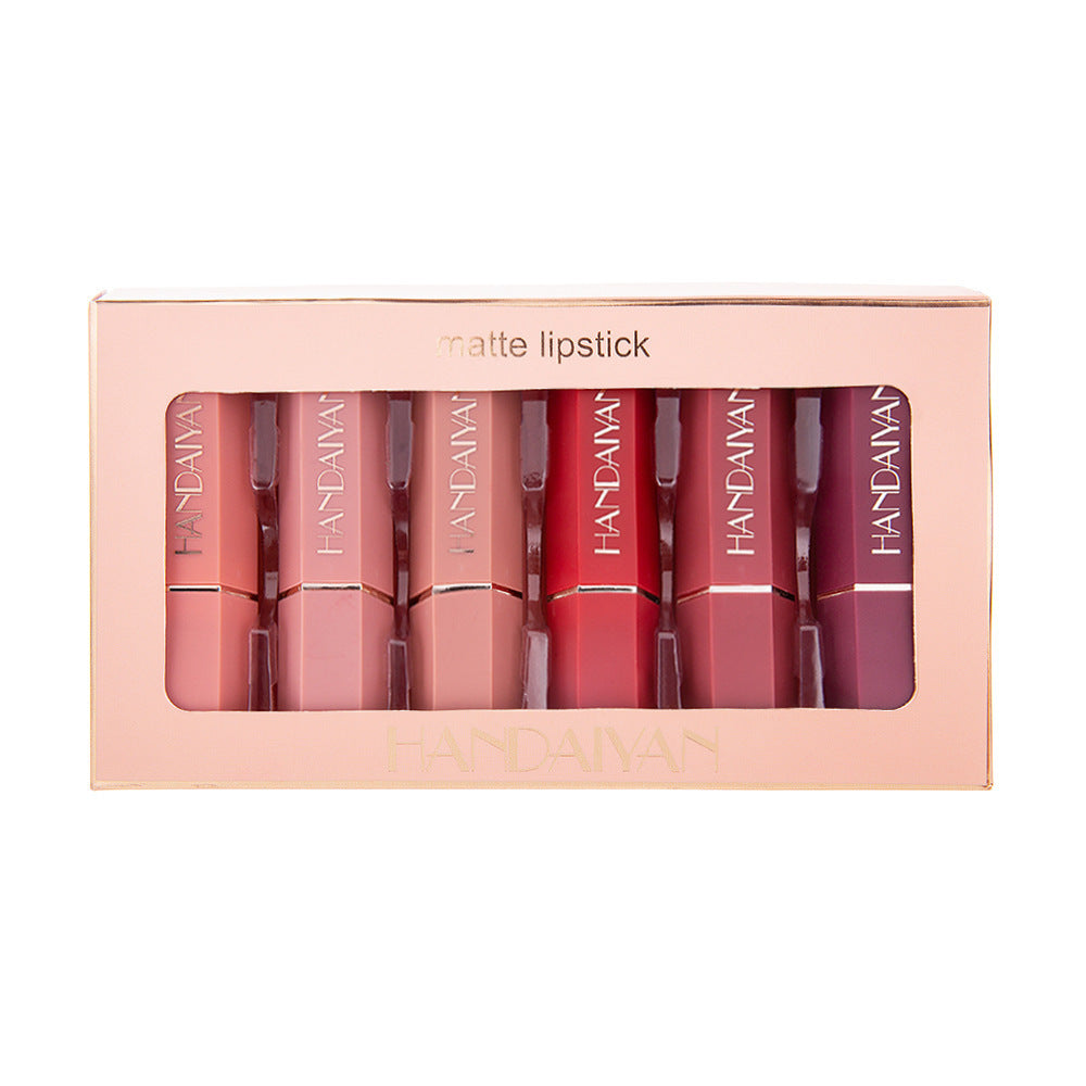 Flag Village Matte Matte Lipstick Gift Box Set Non-stick Cup Lipstick Lipstick