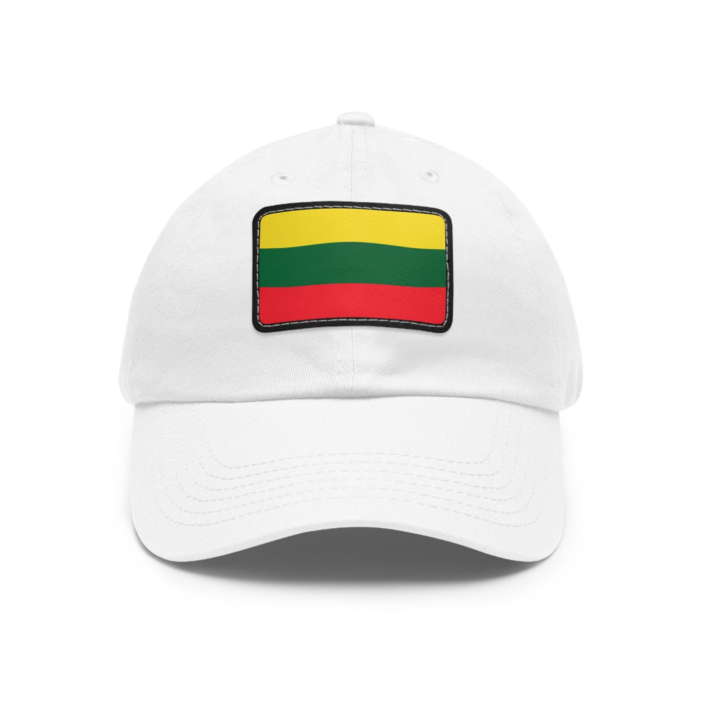 Flag Village Lithuania Flag Hat Cap with Leather Patch