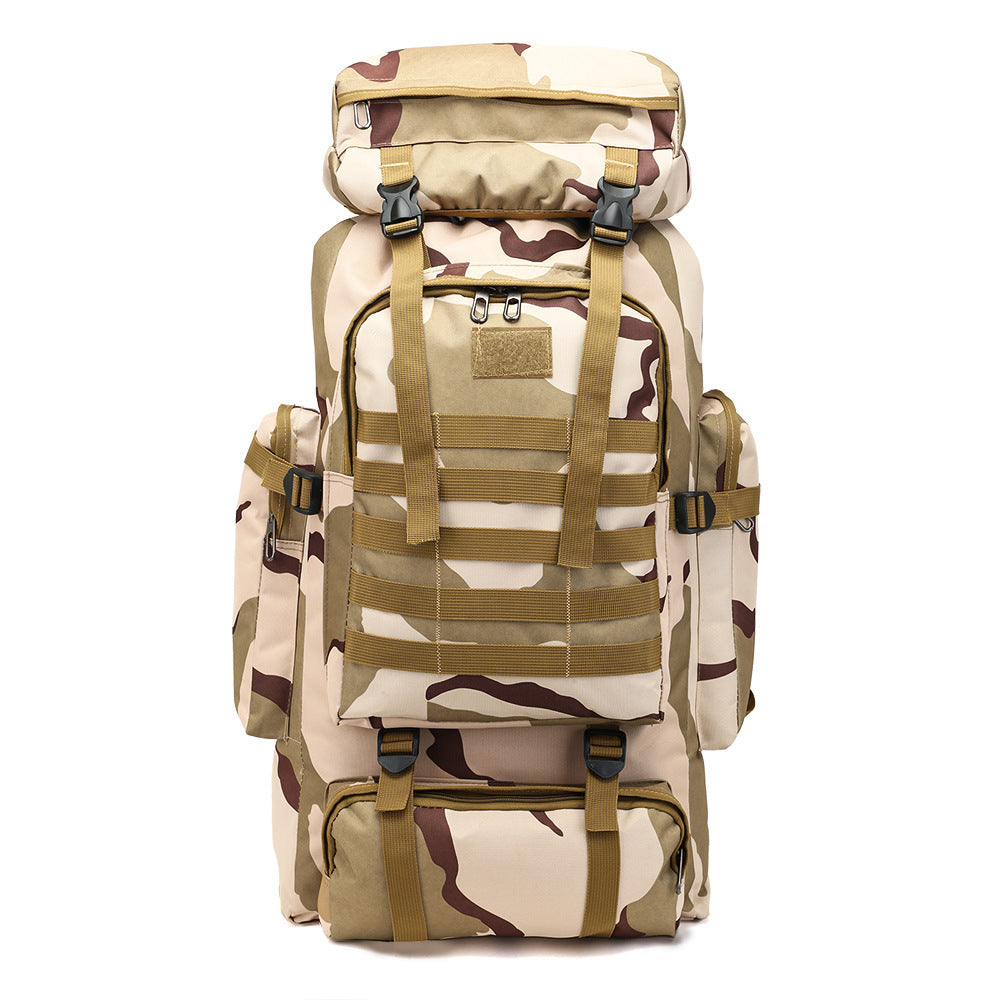 Flag Village Oxford Cloth Large Capacity Outdoor Sports Mountaineering Bag