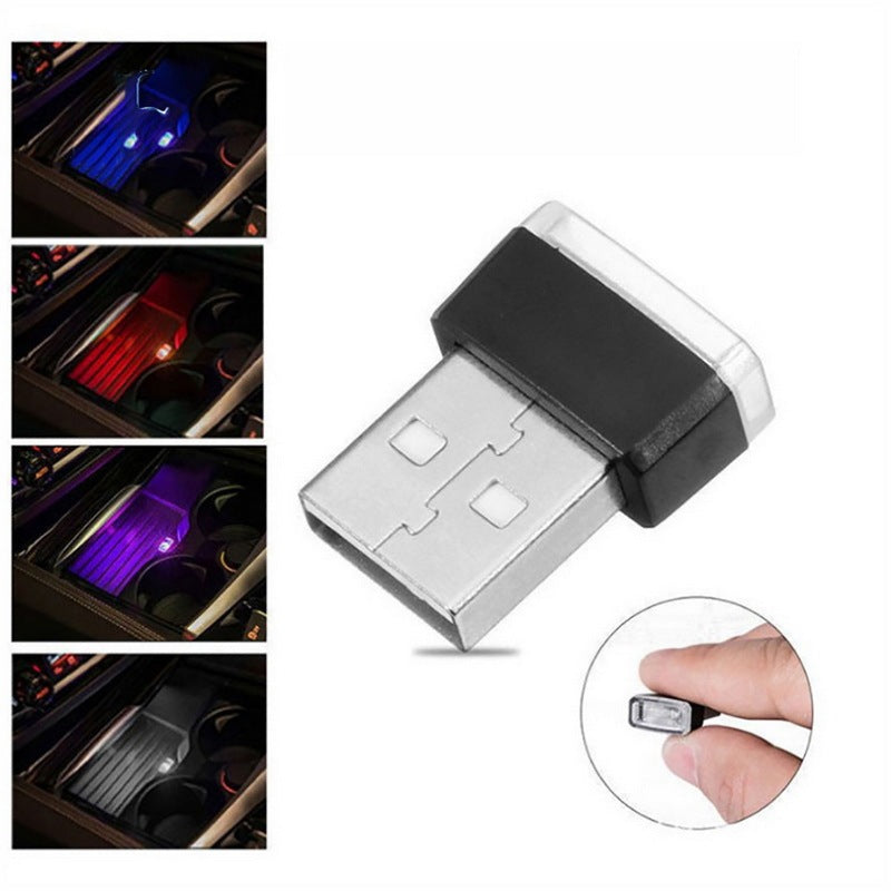 Flag Village Auto Tools Decorative Lamp Car Interior Foot Lighting Lamp Car Led Atmosphere Lamp