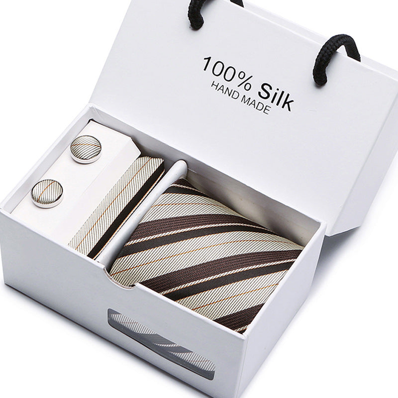 Flag Village Fashion Business Formal Wear Men's Tie Gift Box Set of 5