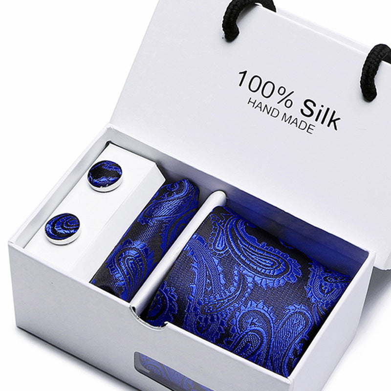 Flag Village Fashion Business Formal Wear Men's Tie Gift Box Set of 5